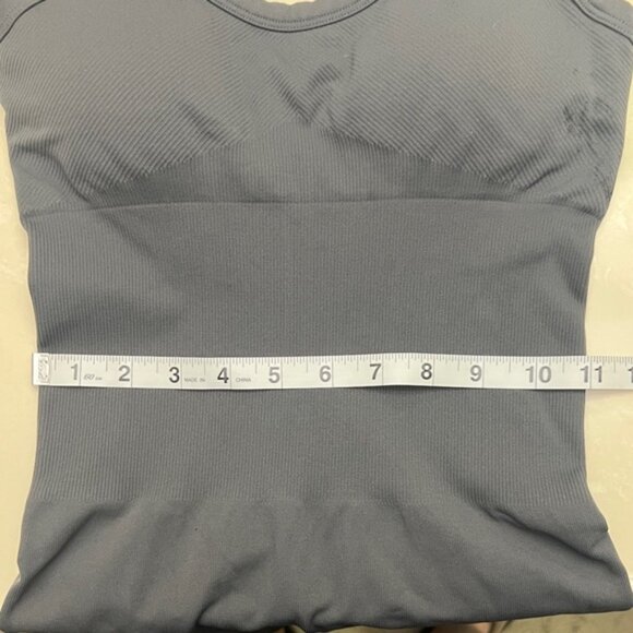 Aurola spaghetti strap romper - dark gray - S or XS. - Picture 6 of 7